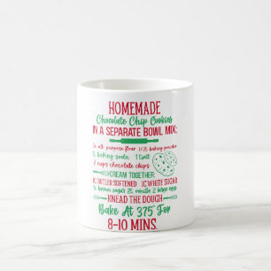 Mug biscuits de puces de chocolat maison