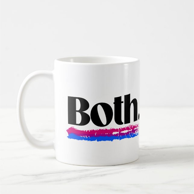 Mug Bisexuel Les Deux (Gauche)