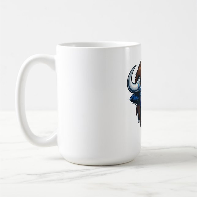 Mug bison à grandes cornes (Gauche)