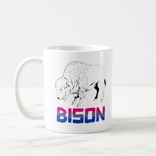 Mug Bison bisexuel (Gauche)