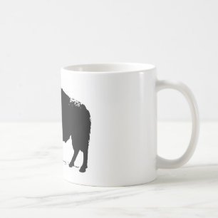 Mug Bison de Buffalo Art noir et blanc