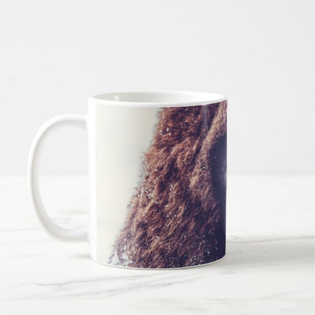 MUG BISON EN HIVER (Gauche)