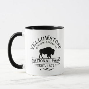 Mug Bison Vintage Parc National de Yellowstone