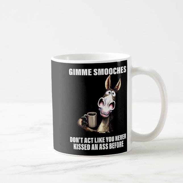 Mug Bisous Ne fais pas comme si tu n'avais jamais embr (Droite)