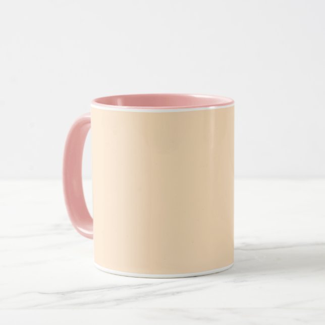 Mug Bisque (couleur solide) (Devant gauche)