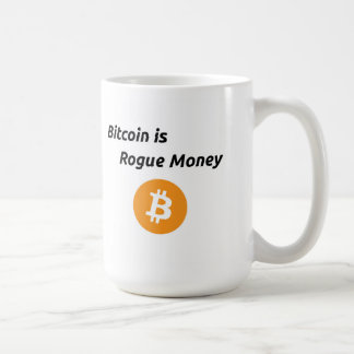 Mug Bitcoin est l'argent non fiable