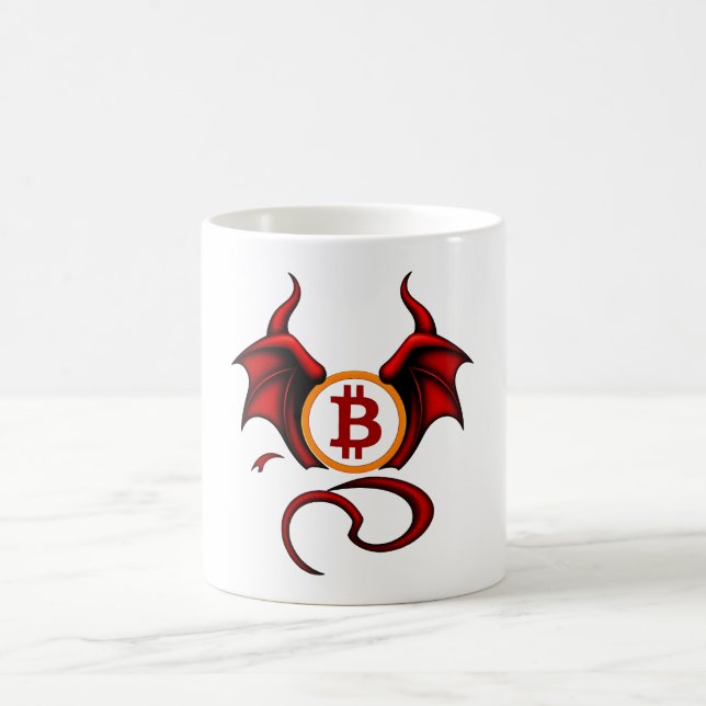 Mug Bitcoin est le diable (Centre)