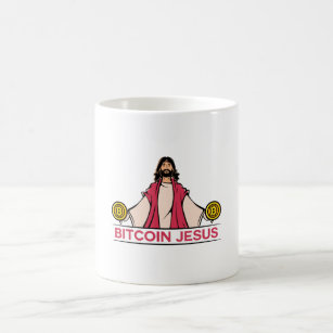 Mug Bitcoin Jésus
