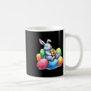 Mug Bitcoin Lapin de Pâques Petits oeufs subtils Petit