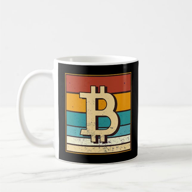 Mug Bitcoin Miner Rig dur Wallet Btc Crypto (Gauche)