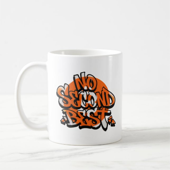 Mug Bitcoin : Pas de Second Meilleur (Style 3) (Gauche)