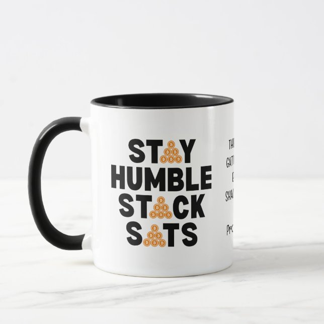 Mug Bitcoin RESTER HUMBLE PILE SATS Crypto Investisseu (Gauche)