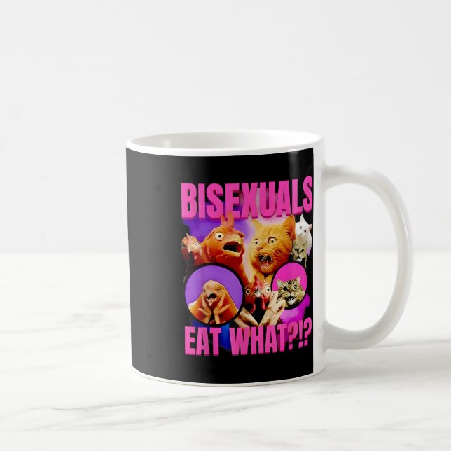 Mug Biuals Mange quoi Chat  (Droite)