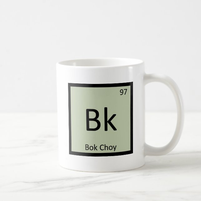 Mug Bk - Bok Choy Chimie végétale Tableau périodique (Droite)