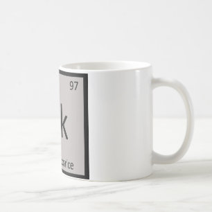 Mug Bk - Chimie de la Réglisse Noire Tableau Périodiqu