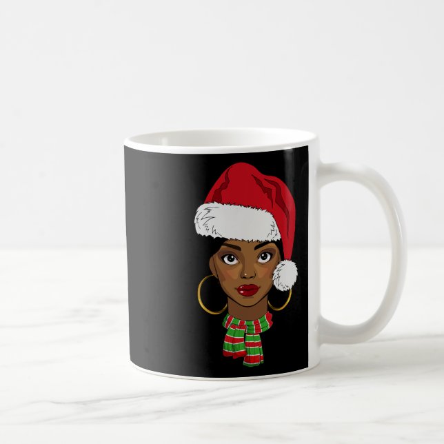Mug Black African American Père Noël Afro Christmas Me (Droite)