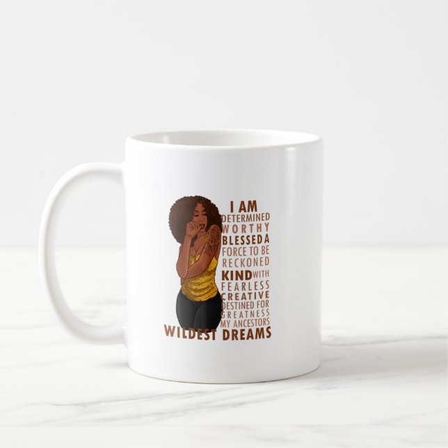Mug Black Afro Woman  (Gauche)