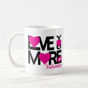 Mug Black and Pink Love You More