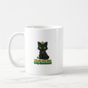 Mug Black Cat Club — Chanceux depuis toujours