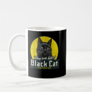 Mug Black Cat Vintage cigarettes Men Women Lover