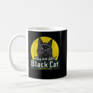 Mug Black Cat Vintage cigarettes Men Women Lover