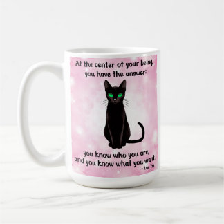 Mug Black Cat Wisdome - Fleurs de cerisiers