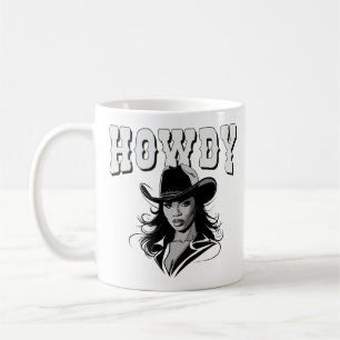 Mug Black Cowgirl Western Rodeo Texas Black History