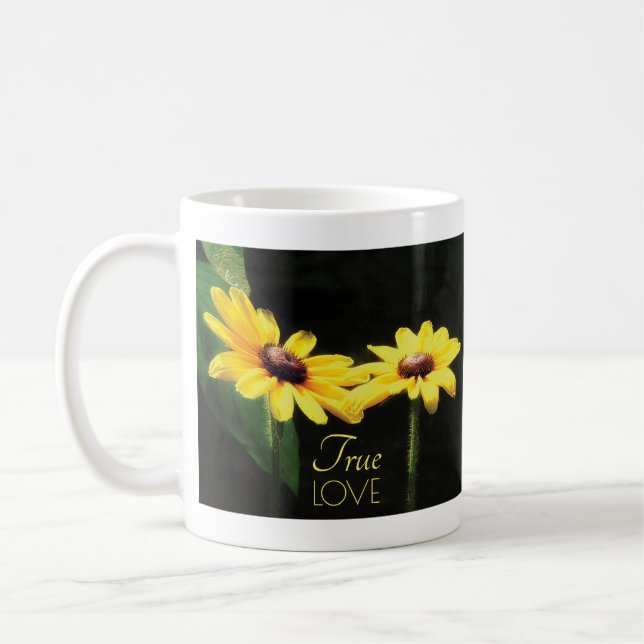 Mug Black Eyed Susan Art True Love (Gauche)