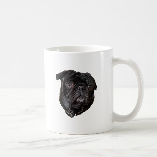 Mug Black Funny Carlin (Droite)