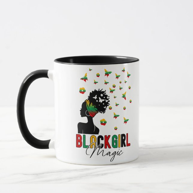 Mug Black Girl Magic Afro Femme (Gauche)