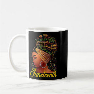 Mug Black Girl Magic Black Queen JunetDix Femmes Afro