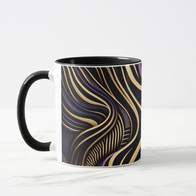 Mug Black gold Artemis Zebra (Gauche)