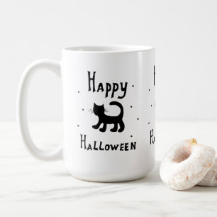 Mug Black Happy Halloween horreur éffrayant