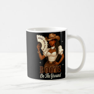 Mug Black History Boots sur le terrain Cowgirl Western