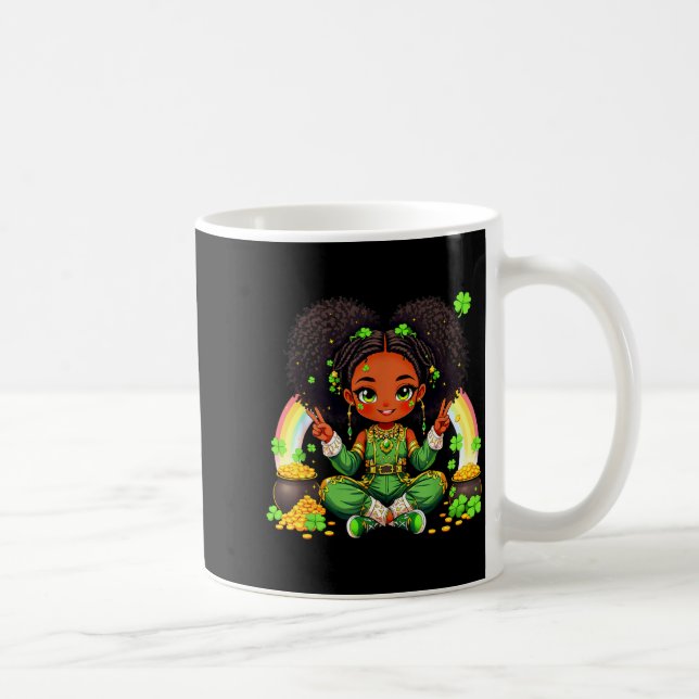 Mug Black Irish Afro Black Girl African American St Pa (Droite)