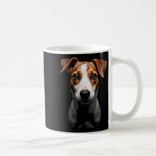 Mug Black Jack Russell Terrier Chien Jack Russell Visa
