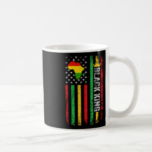 Mug Black King Melanin African American Flag Black Son