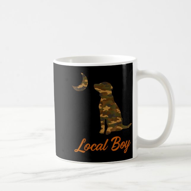 Mug Black Lab Dog Local Southern Boy Camo Duck Hunting (Droite)