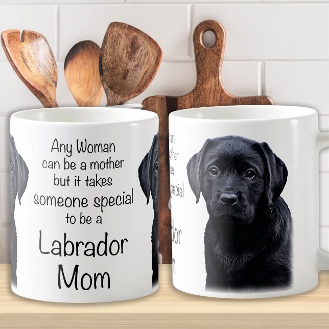 Mug Black Lab - Labrador Mom (Créateur téléchargé)