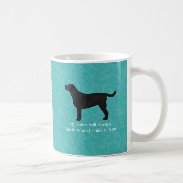 Mug Black Lab Penser à votre design (Droite)