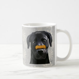 Mug Black Labrador avec os sur le noeud 2