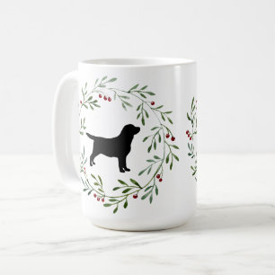 Mug Black Labrador Noël Elegant Retriever Chien