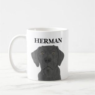 Mug Black Labrador personnalisé