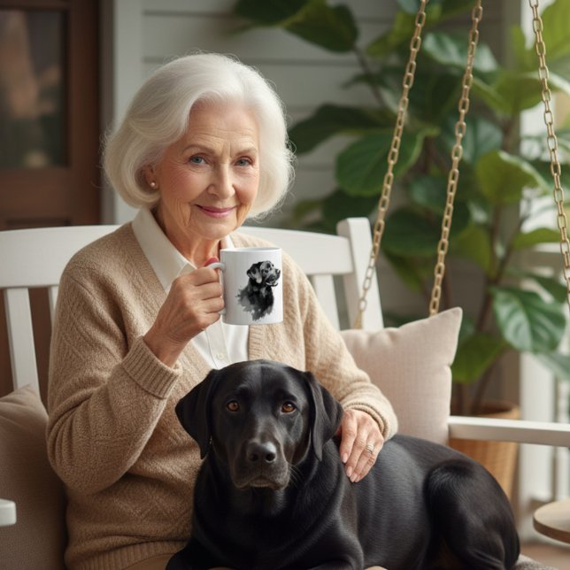 Mug Black Labrador Retriever (Créateur téléchargé)