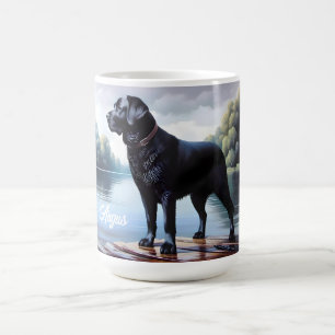 Mug Black Labrador Retriever et le lac