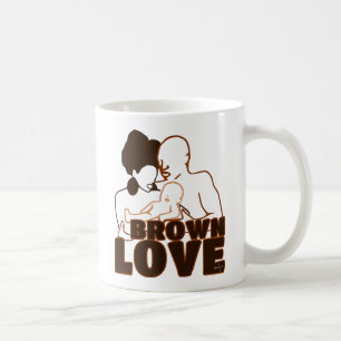 Mug Black Love Brown Love