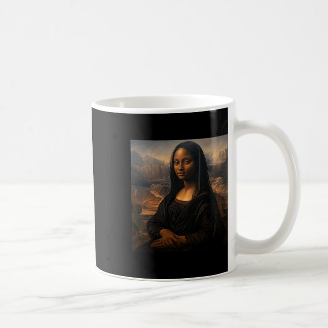 Mug Black Mona Lisa Mois de l'histoire des Noirs (Droite)