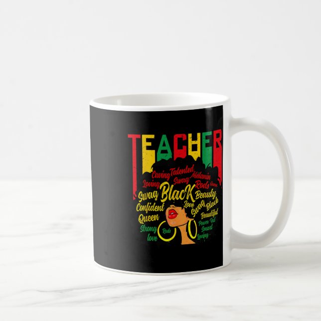 Mug Black Teacher Magic Black History Education Melani (Droite)