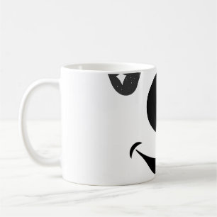 Mug Black & White Flashing Smiley