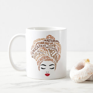 Mug Black Woman Afro Girl Africaine Américaine